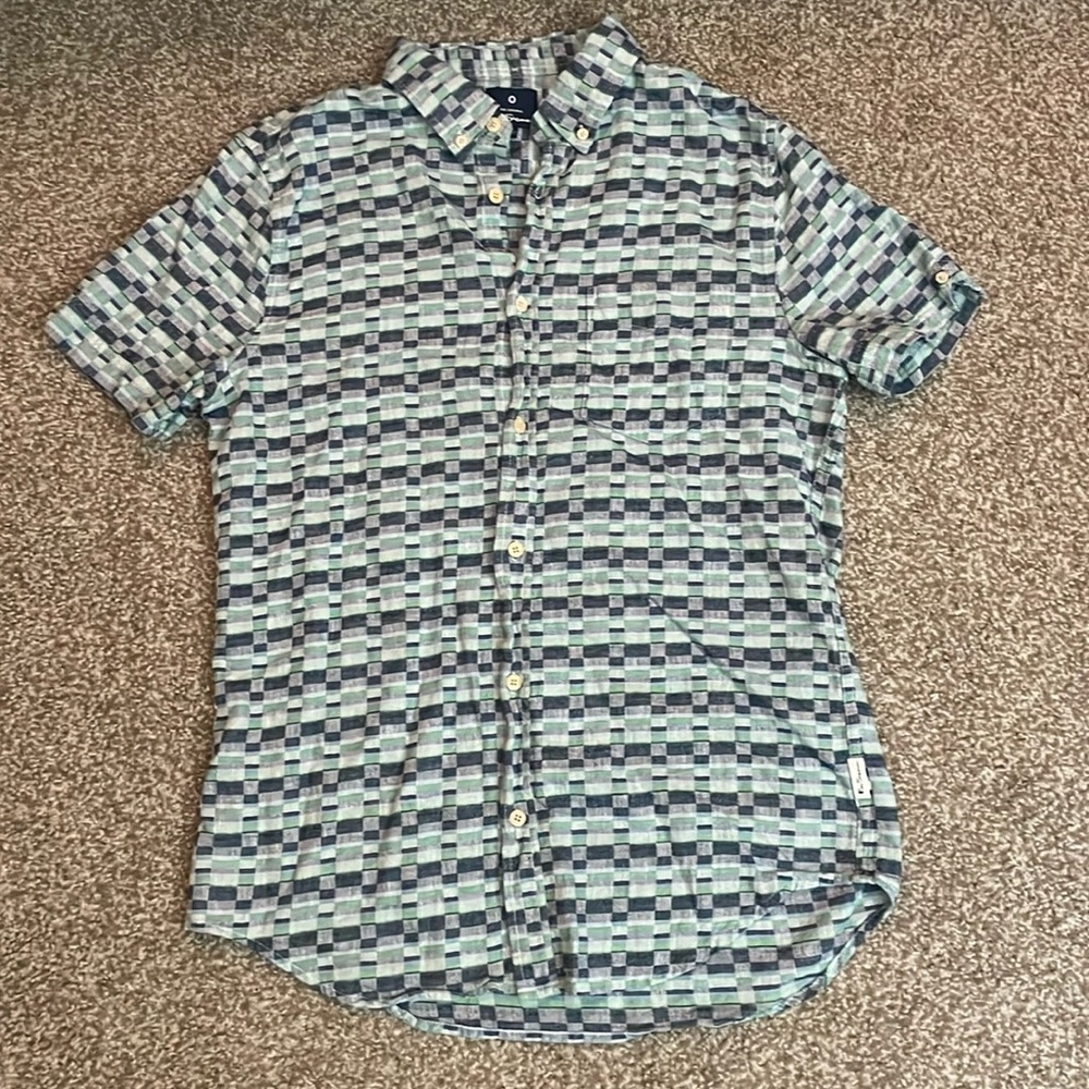 Ben Sherman Men’s Button Down Short Sleeved Shirt